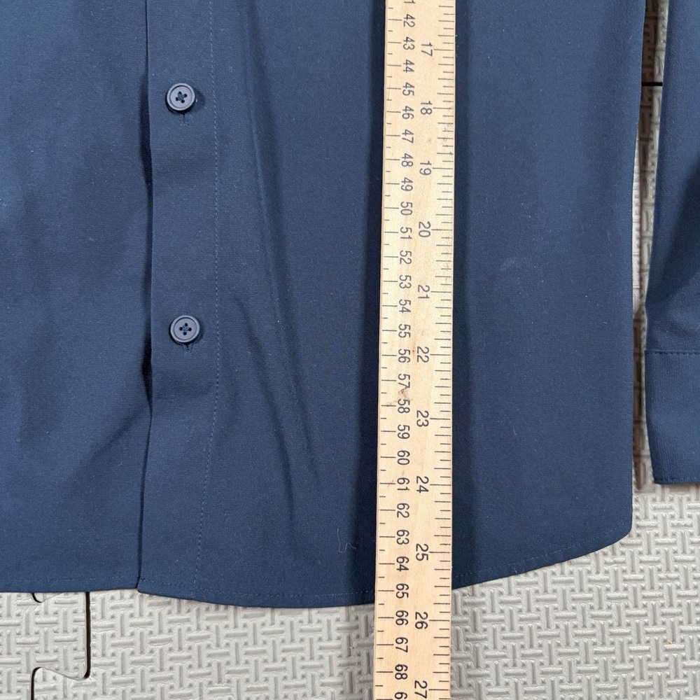 Lululemon Venture Classic Fit Shirt Button Down Shirt Light Navy Blue Men's S - Picture 5 of 6